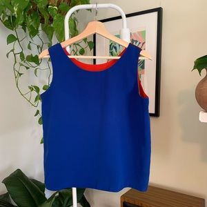 Retro Vintage Multi-colored Reversible Top